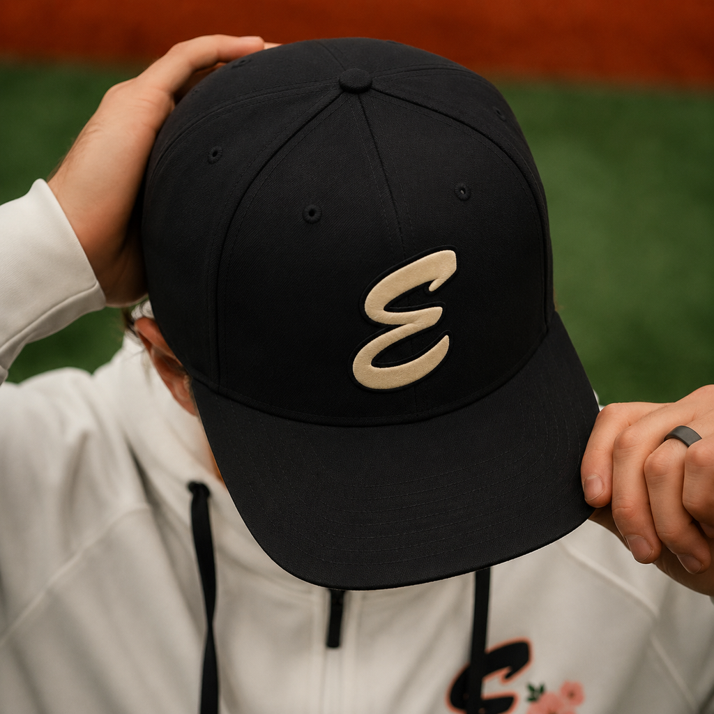Richardson Dri Fit Elite Game Hat New All Black/Gold E