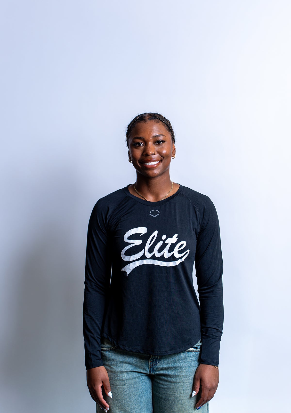 Women's Evoshield Training Long Sleeve Swoosh Logo