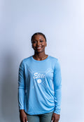 Sport-Tek Women's Light Blue Long Sleeve
