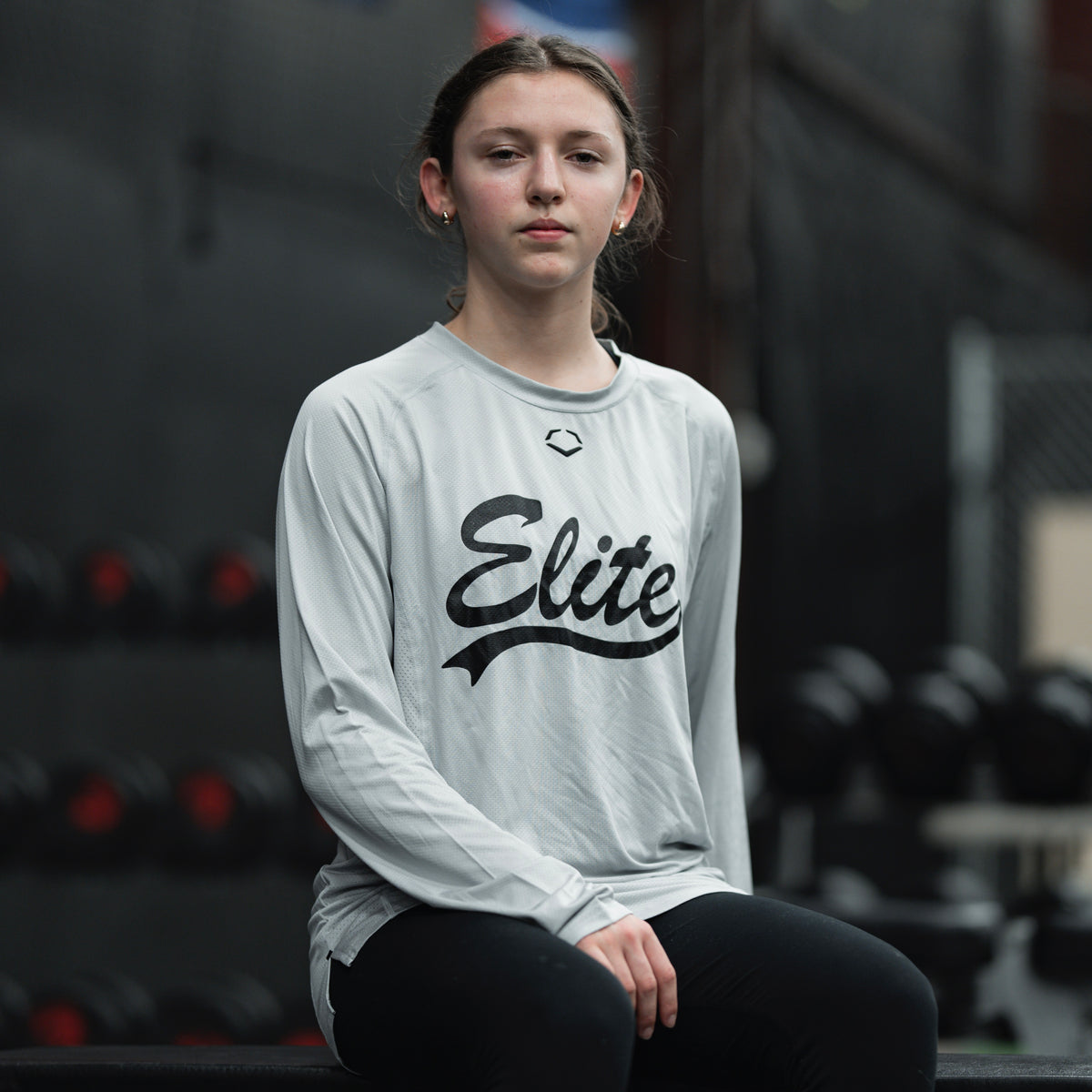 Women's Evoshield Training Long Sleeve Swoosh Logo