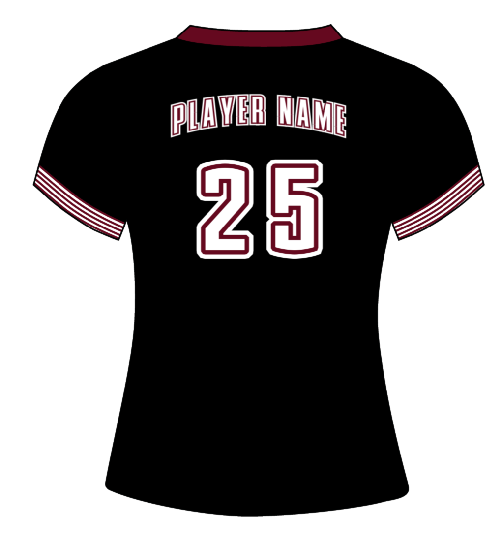 Classic Easton Softball Jersey Top Black