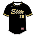 Classic Rawlings Baseball Jersey Top Black