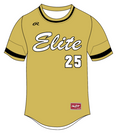 Classic Rawlings Baseball Jersey Top Vegas Gold
