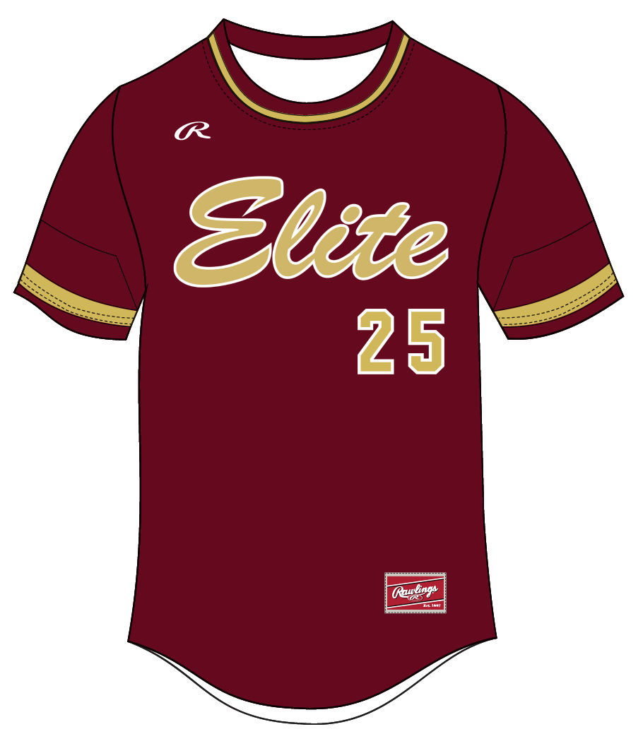 Classic Rawlings Baseball Jersey Top Cardinal