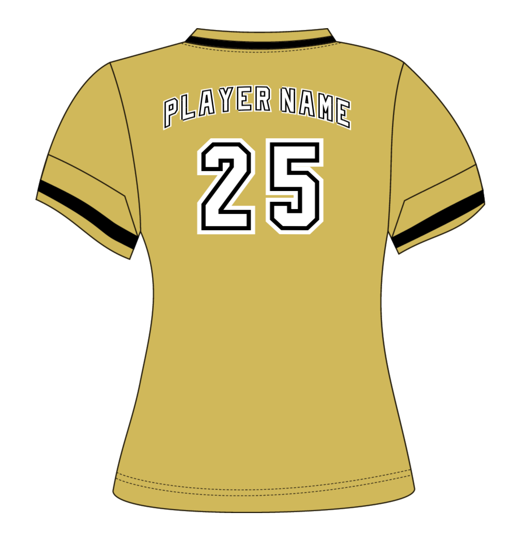 Classic Easton Softball Jersey Top Vegas Gold
