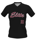 Champro Juice V-Neck Short Sleeve Black