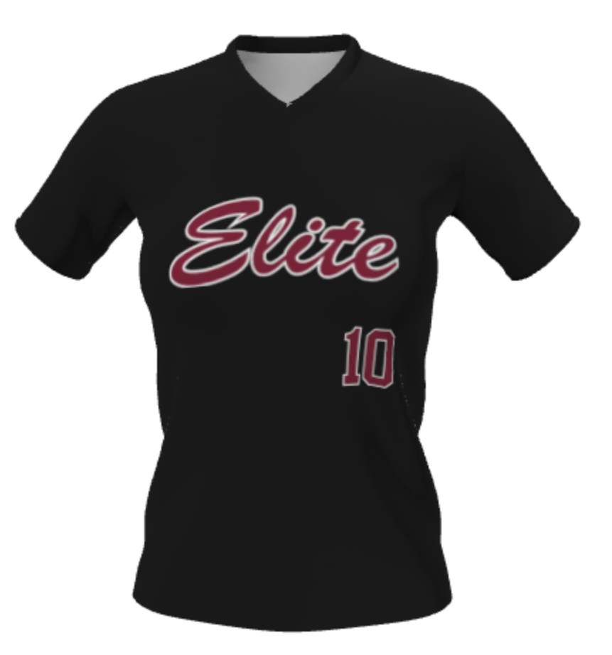 Champro Juice V-Neck Short Sleeve Black