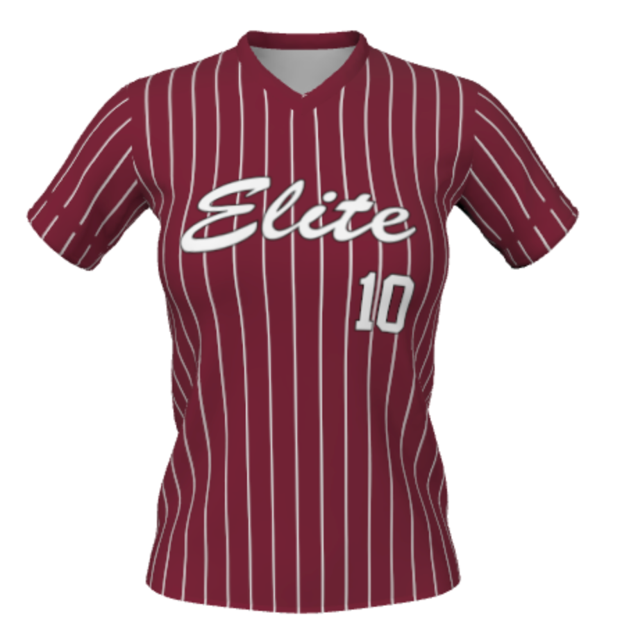 Champro Cardinal Pinstripe Jersey Top